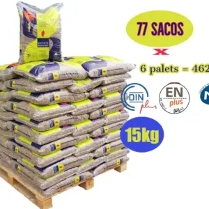 Pellet Asturias -6 Palets de 462 SACOS de 15 kg